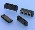583 - Crimp-Rast-Stiftleisten RM 3,00mm, gerade/gewinkelt