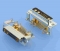 637 - D-SUB COAX 13W3 Kombinations-Steckverbinder, gewinkelt, Lötstifte