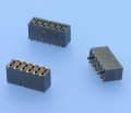 3494 - SMT-Buchsenleisten RM 2,54mm, stehend, 2-reihig - BH 7,4mm, beidseitig steckbar
