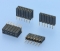 289 - Buchsenleisten RM 2,54mm, gerade - BH 8,5mm, durchsteckbar