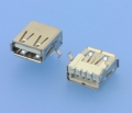 8231 - SMT-USB Steckverbinder, Typ A, Buchse liegend
