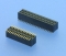 7852 - SMT-Buchsenleisten RM 0,80x1,20mm, stehend, 2-reihig
