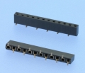 3498 - SMT-Buchsenleisten RM 2,54mm, stehend, 1-reihig - BH 5,0mm, durchsteckbar