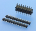 953 - Sandwich-Stiftleisten RM 2,54mm, 1-/2-reihig - Rundkontakte 0,5mm