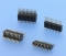 7071 / 7074 - SMT-Sandwich-Stiftleisten RM 1,27x2,54mm, 1-/2-reihig